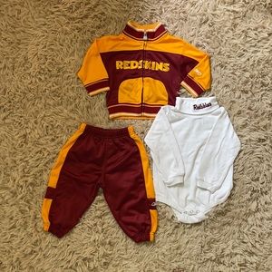 NFL Redskins 12 Month Old Tracksuit + turtleneck onesie
